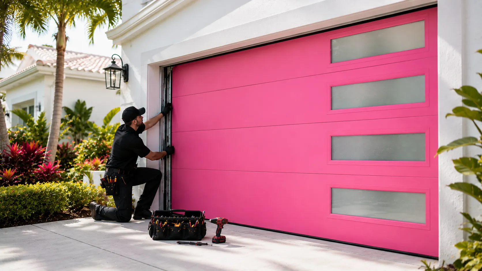 Spring Repair for Firestone's Newer Builder-Grade Doors
