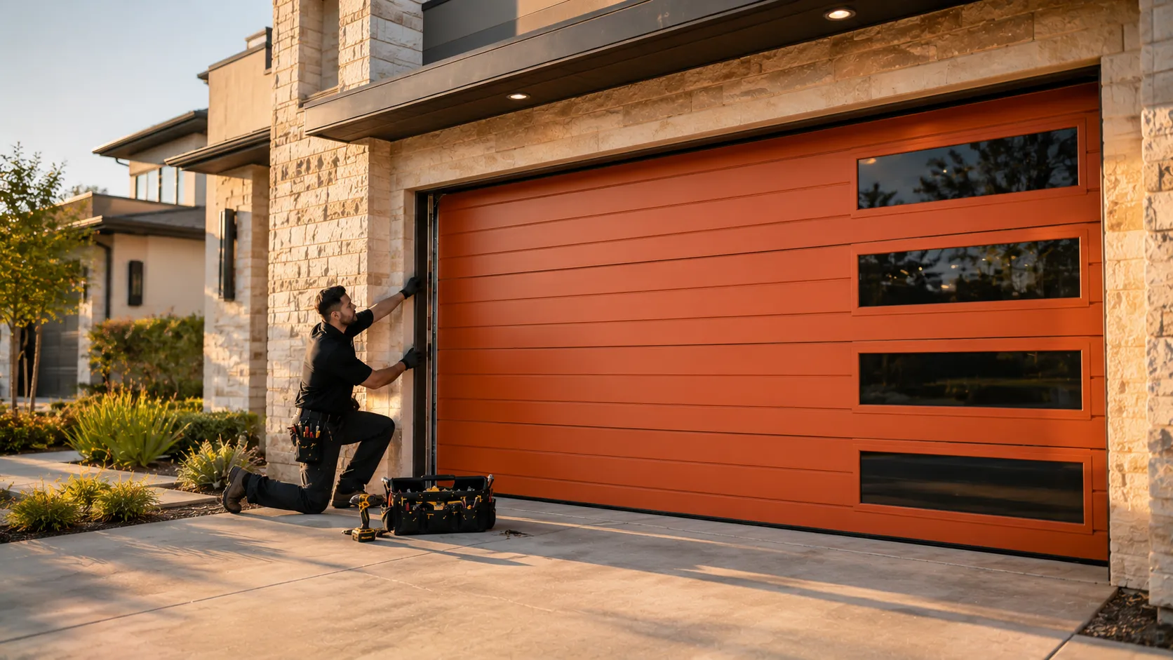 Spring Repair for Erie's Newer Garage Doors