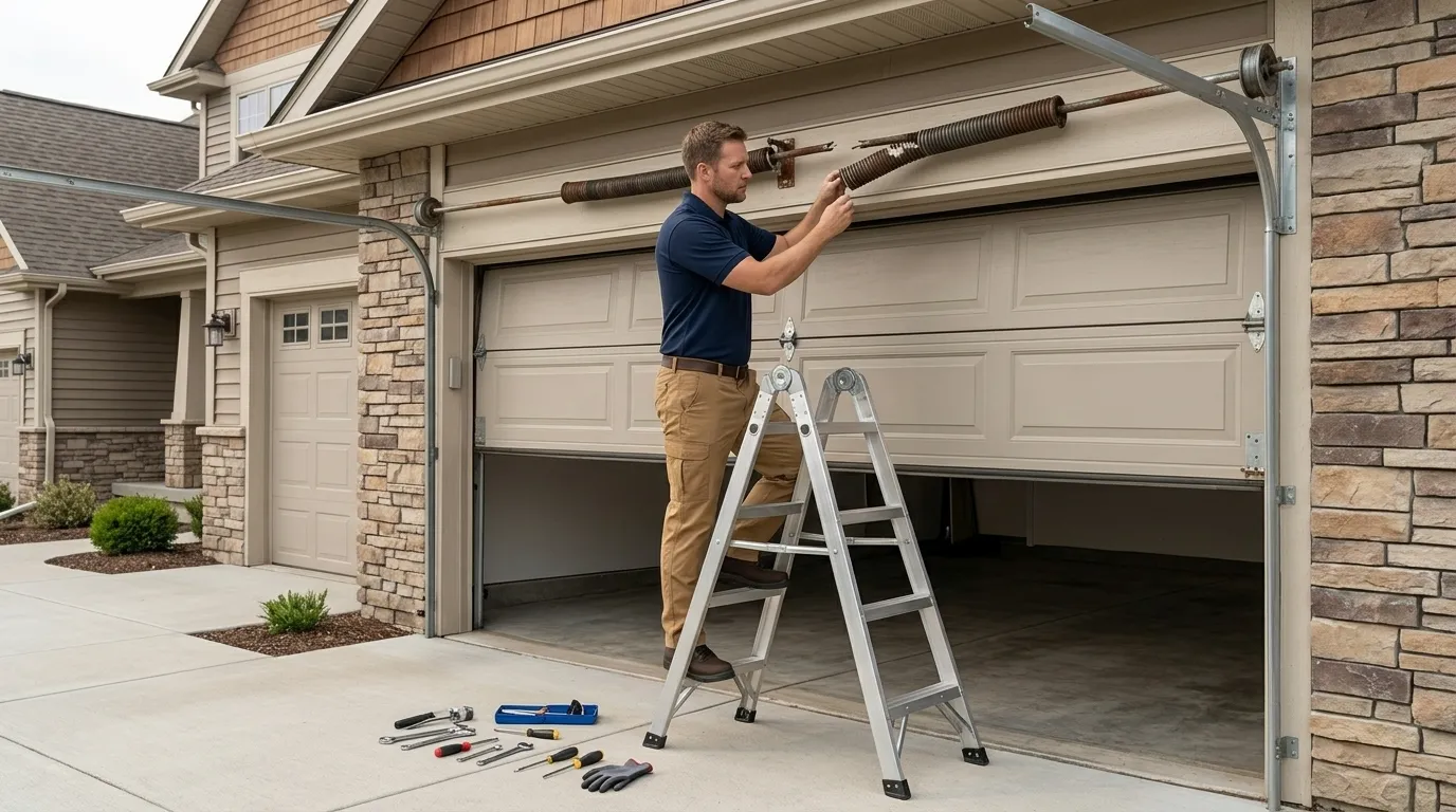 Repaired & tested - Longmont garage door service