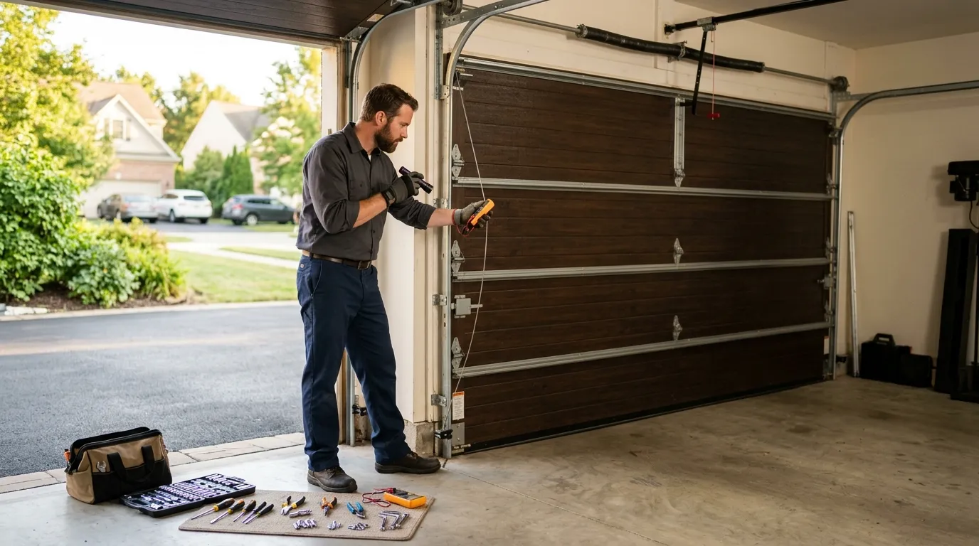 Repaired & tested - Longmont garage door service